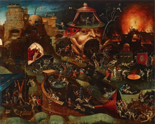 Christ in Limbo, 1575 de Hieronymus Bosch. Fonte: Artsy